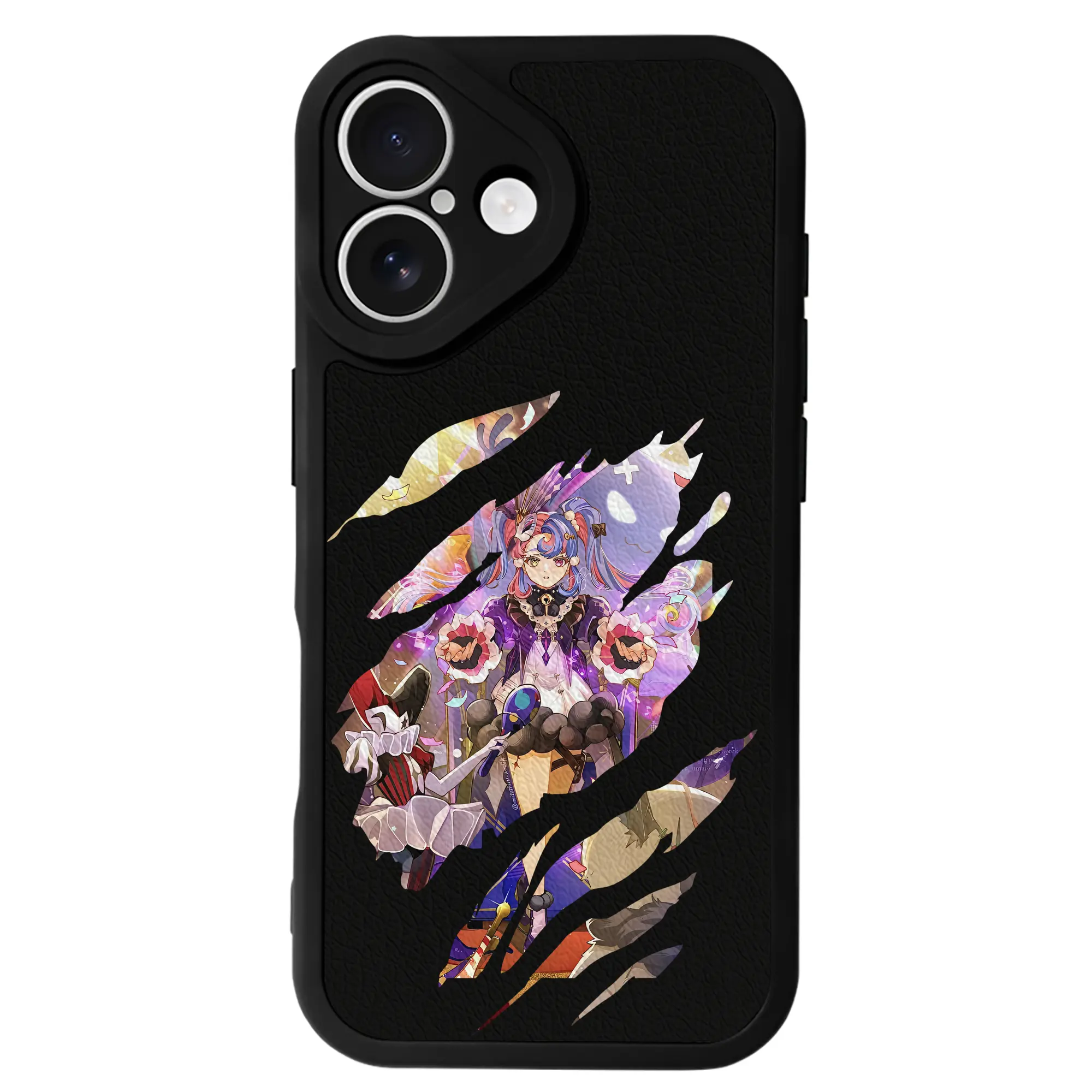 鳴潮 グッズ ロココ - IPhone 16シリーズ対応 ・ シリコンスマホケース ・ レザー調 ・ 高精度フィット ・ 耐衝撃 ・ ワイヤレス充電対応 ・ 精密カット